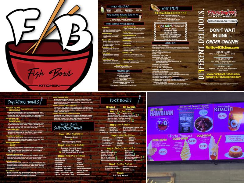 Fish Bowl Kitchen Menu