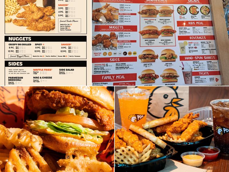 PDQ Trinity Menu
