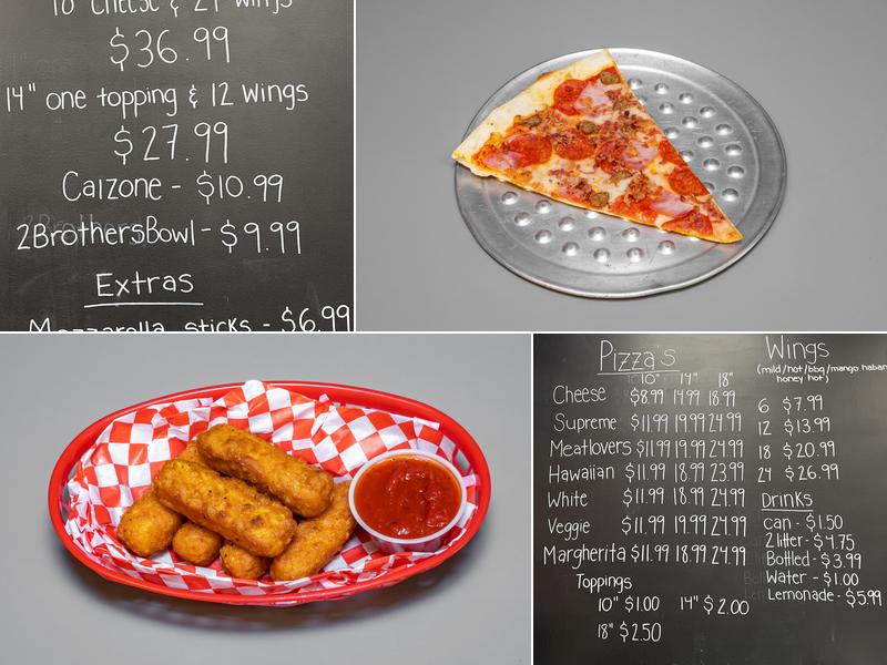 2 Brothers NY Pizza & Wings Menu