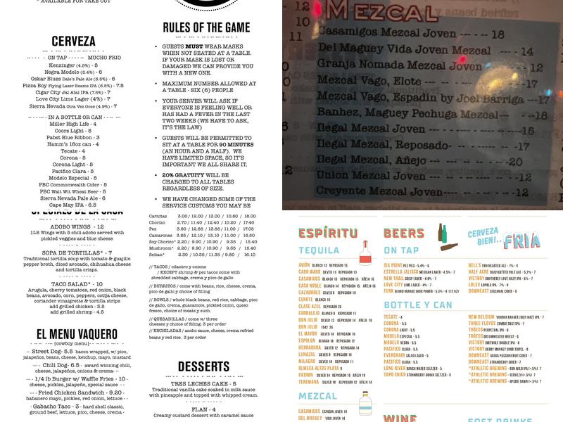 Loco Pez Menu