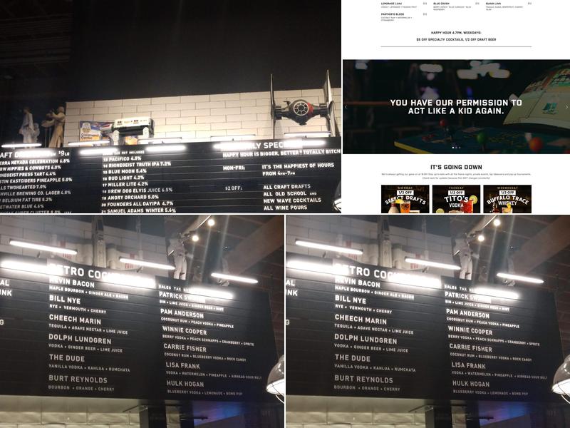 16-Bit Bar+Arcade Menu