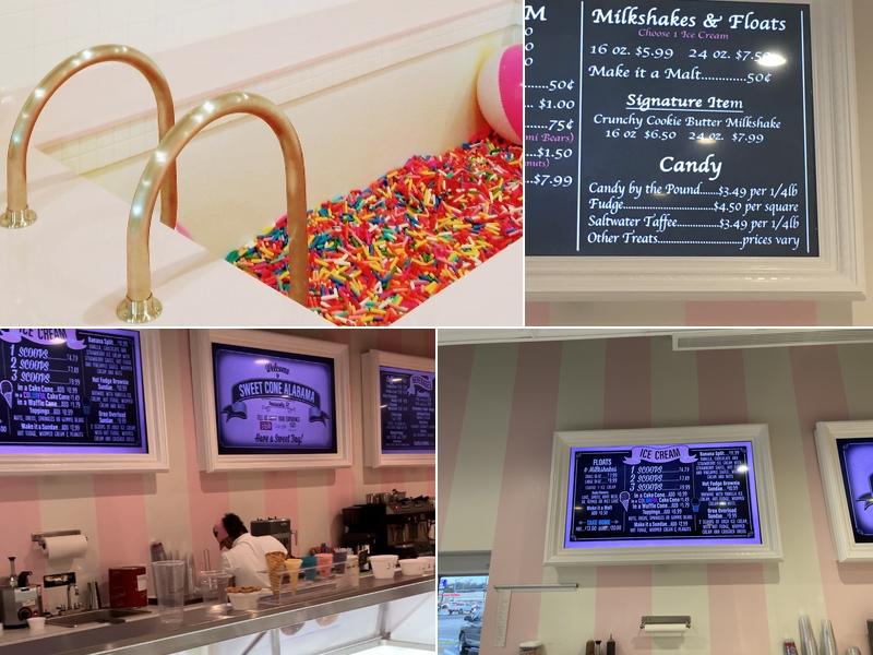 SWEET CONE ALABAMA ICE CREAM Menu