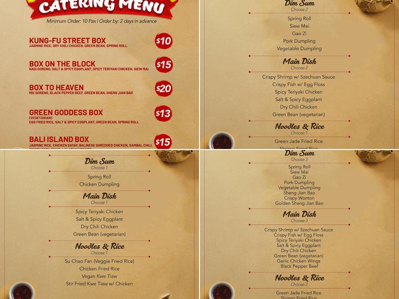 Phat Phat Menu