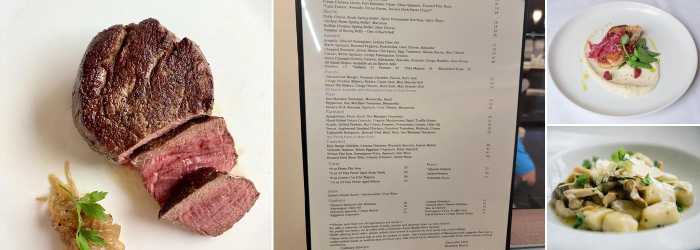 Davio's Steakhouse Menu