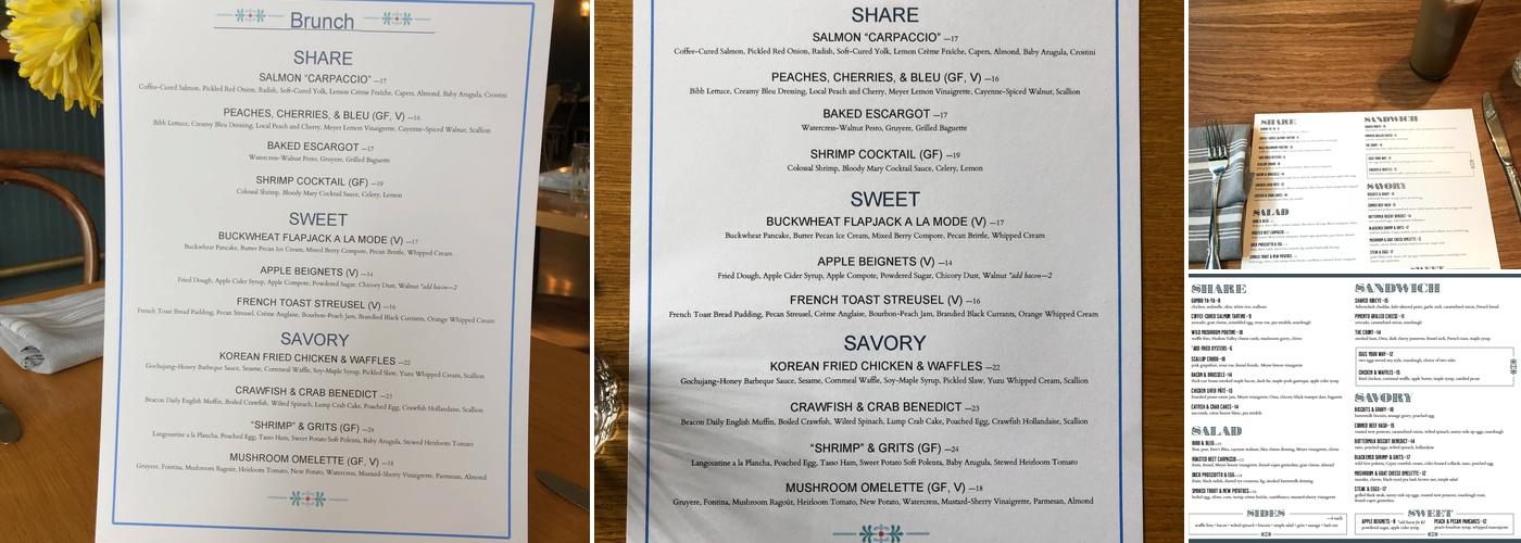 Mama Roux Menu