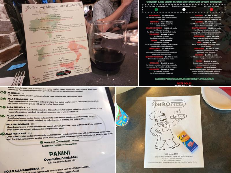 GiroPizza Menu