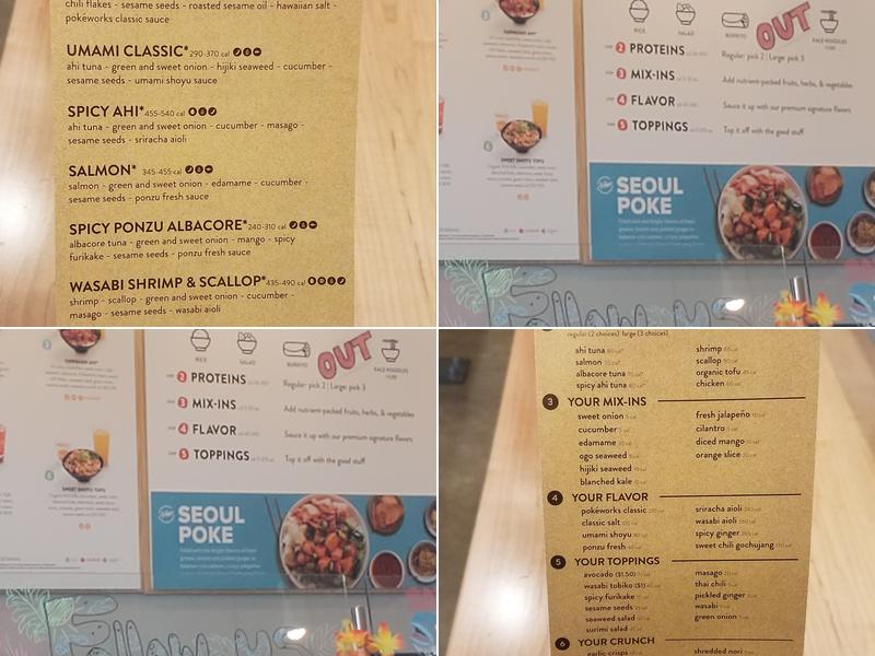 Pokeworks Menu