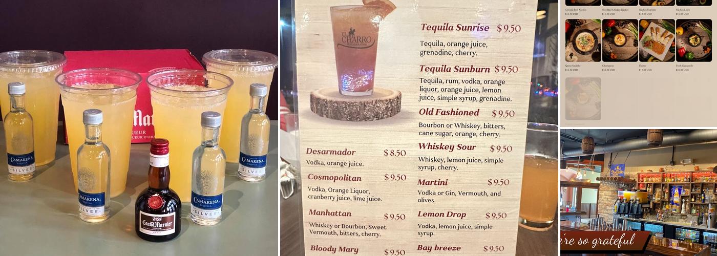 El Charro Mexican Grill Verona Menu