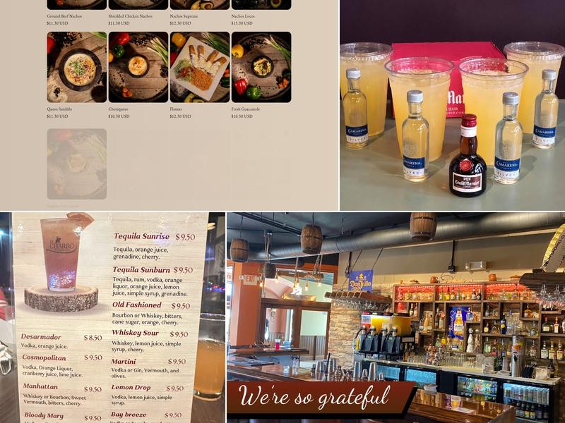 El Charro Mexican Grill Verona Menu