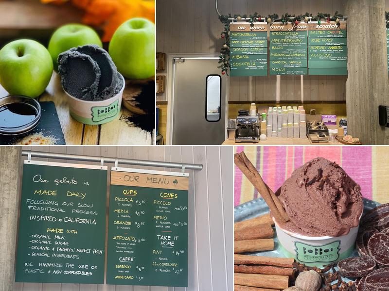 Bobboi Natural Gelato Menu