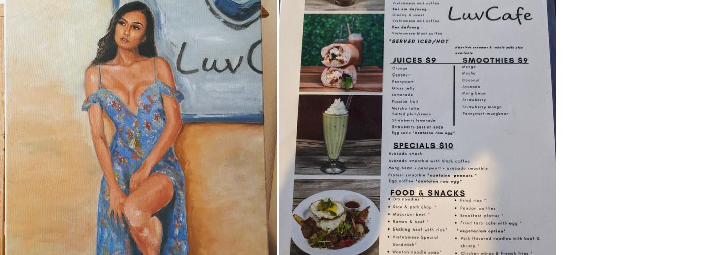 LuvCafe Menu