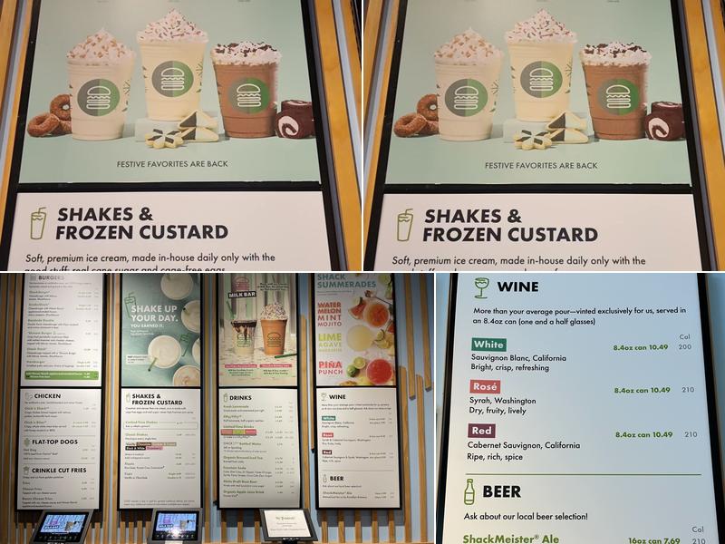 Shake Shack Long Beach Menu