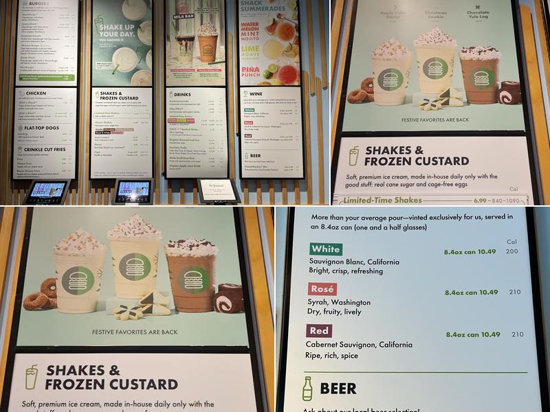 Shake Shack Long Beach Menu