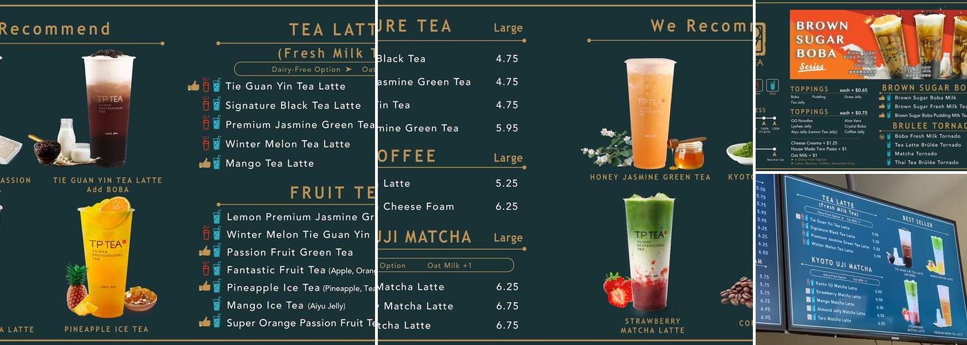 TP TEA Berkeley Menu