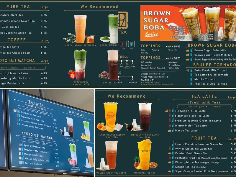 TP TEA Berkeley Menu