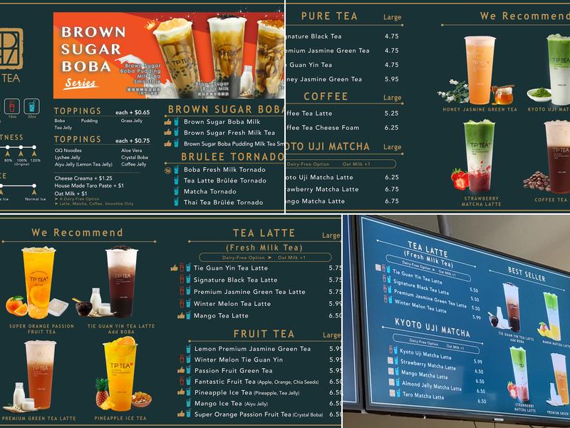 TP TEA Berkeley Menu