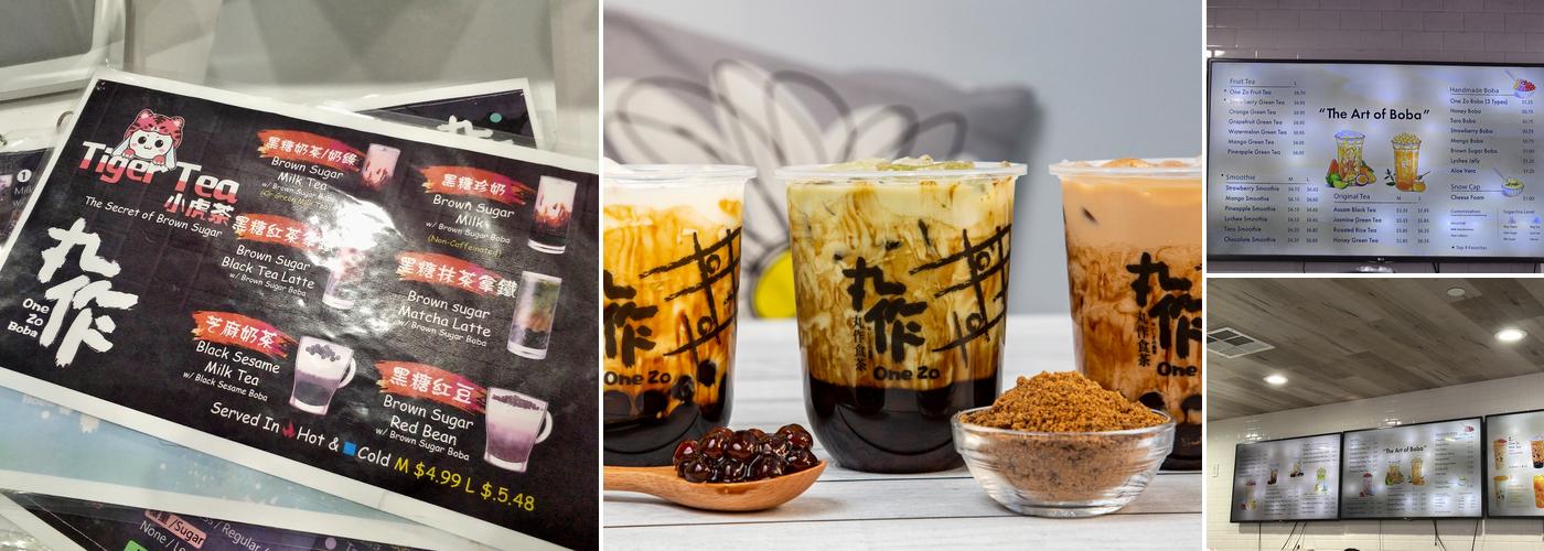 One Zo Boba Menu
