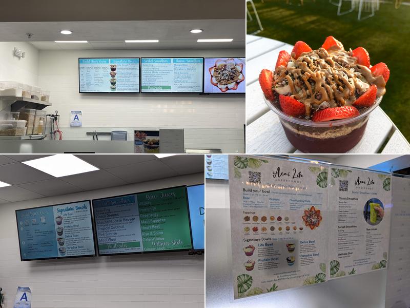 Acai Life Superfoods Menu