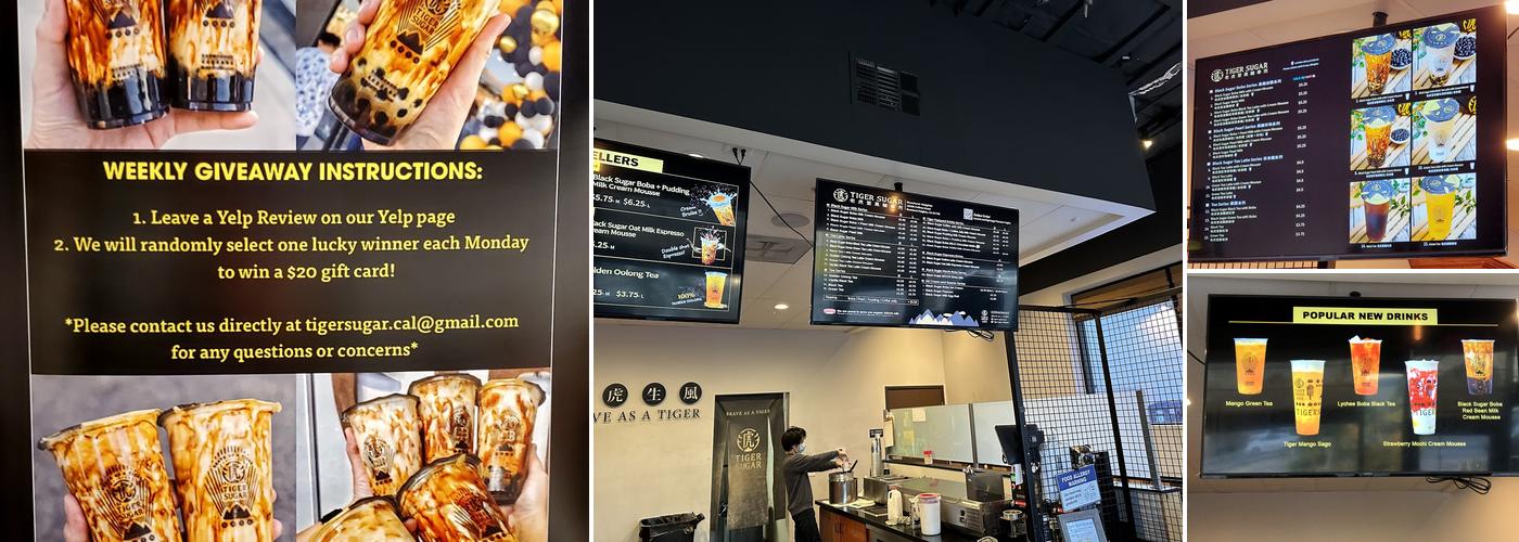 Tiger Sugar Menu