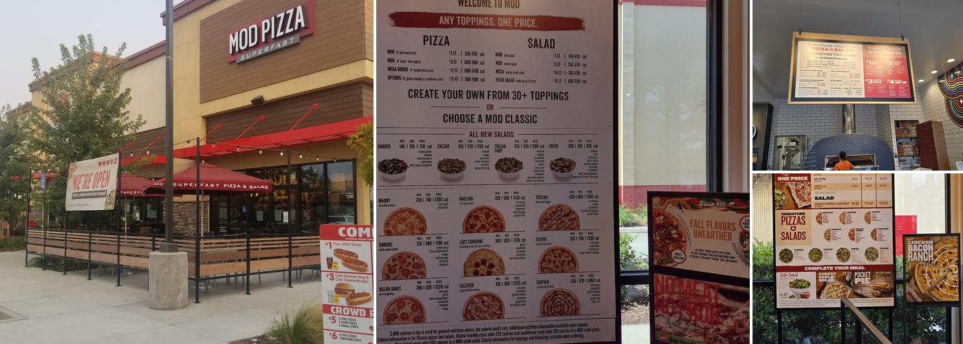 MOD Pizza Menu