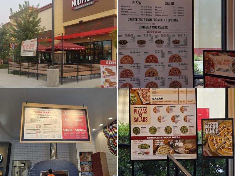 MOD Pizza Menu