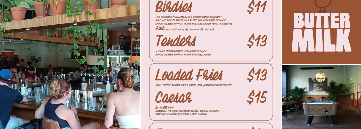 Little Victories Menu