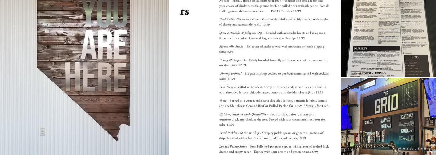 The Grid Fallon Menu