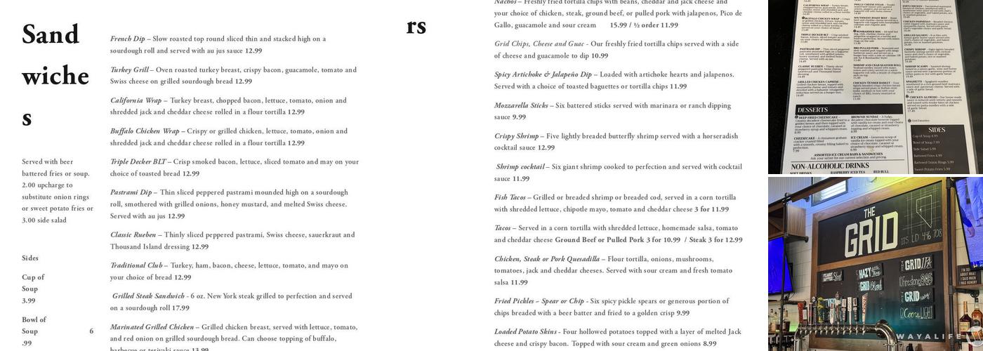 The Grid Fallon Menu