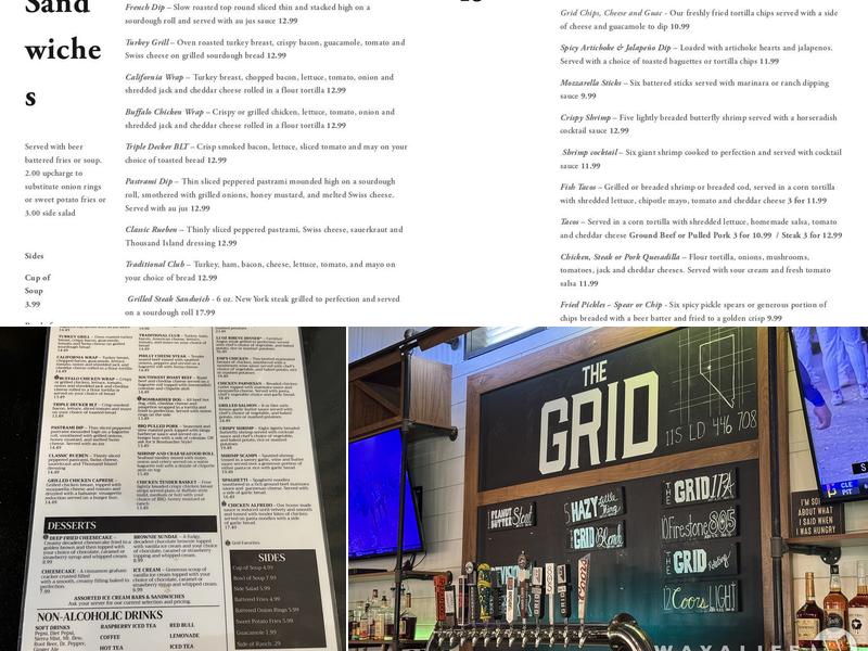 The Grid Fallon Menu