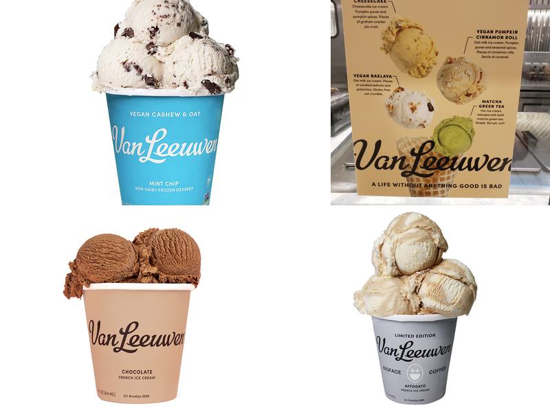 Van Leeuwen Ice Cream Menu