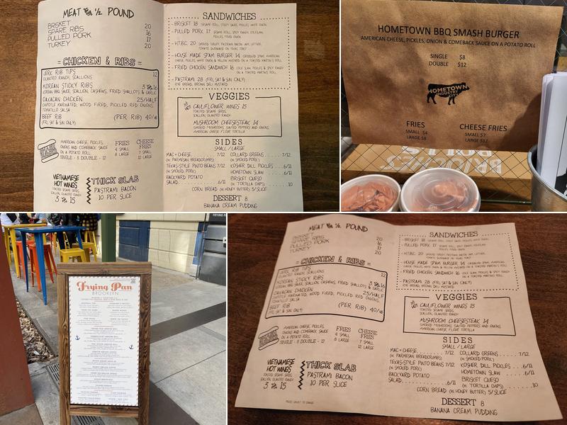 Hometown - Industry City Menu