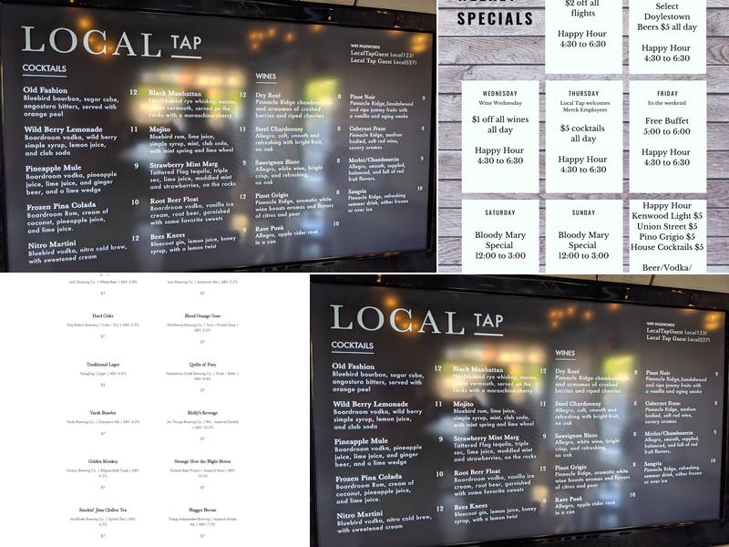 Local Tap Menu