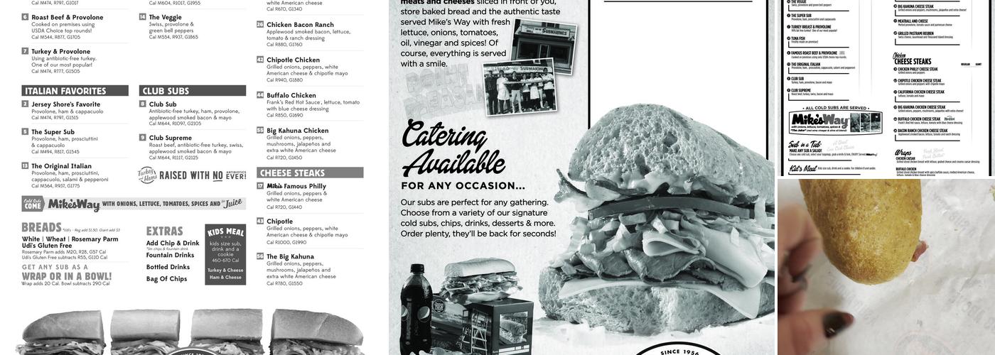 Jersey Mike's Subs Menu