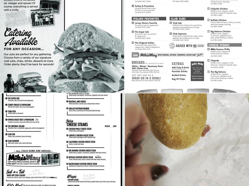 Jersey Mike's Subs Menu