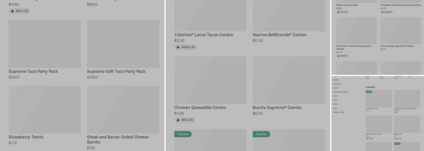 Taco Bell Menu