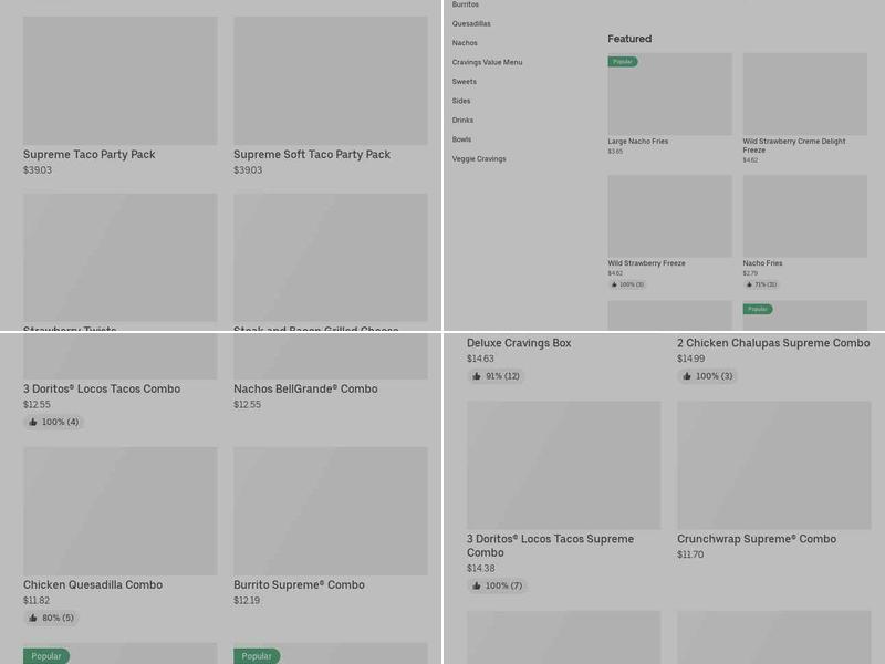 Taco Bell Menu