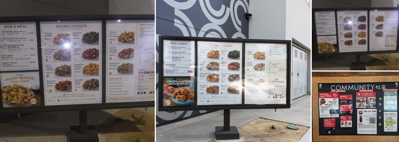 Panda Express Menu