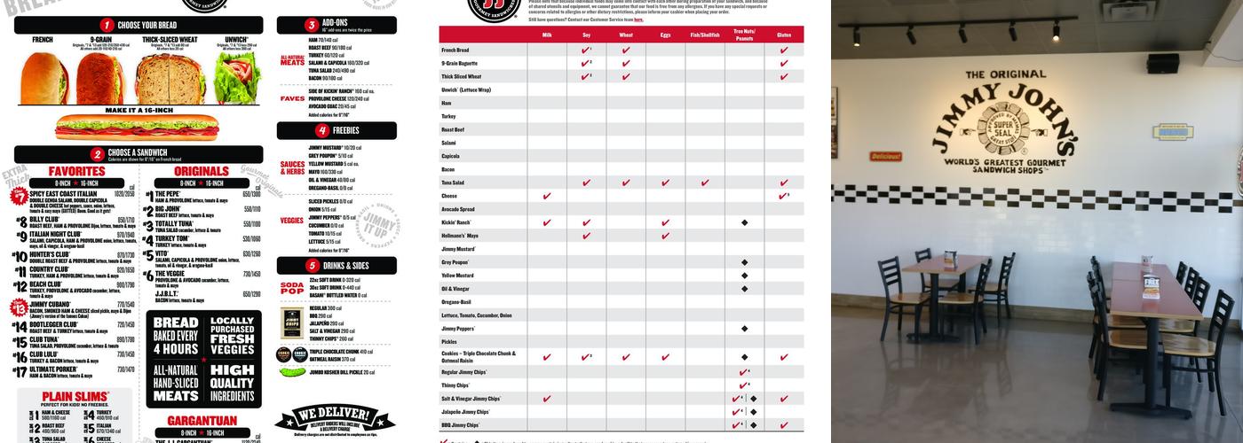 Jimmy John's Menu