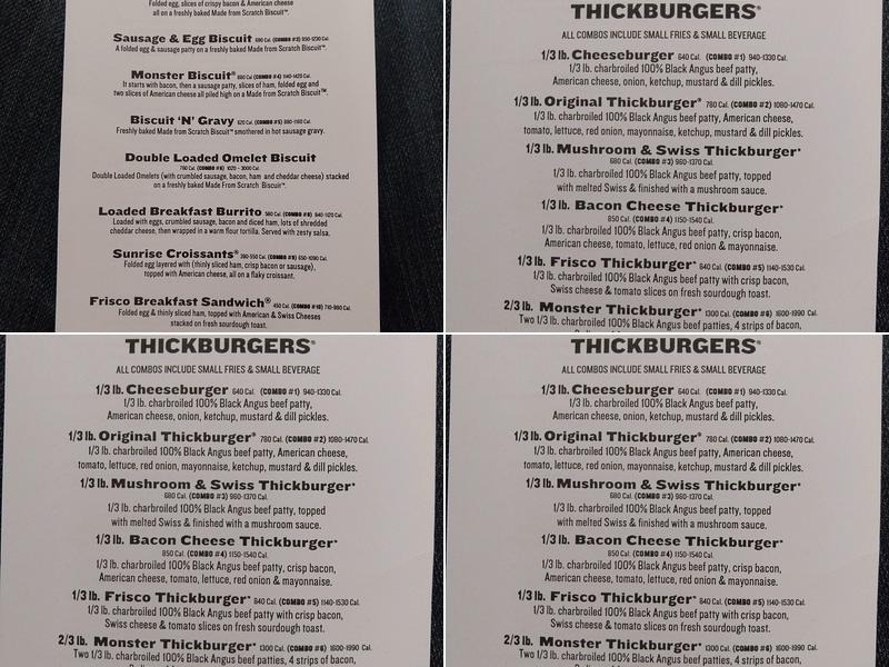 Hardee’s Menu