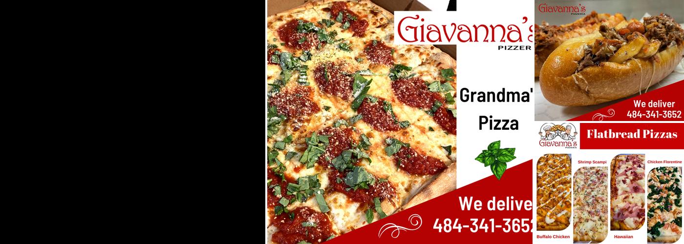 Giavanna's Pizzería Menu