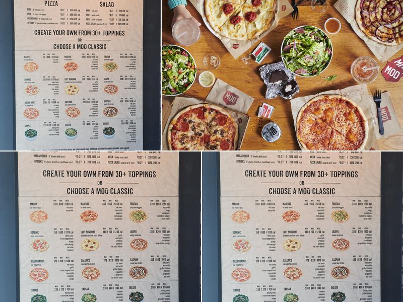 MOD Pizza Menu