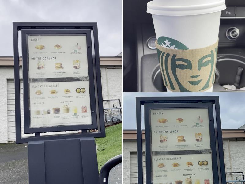 Starbucks Menu