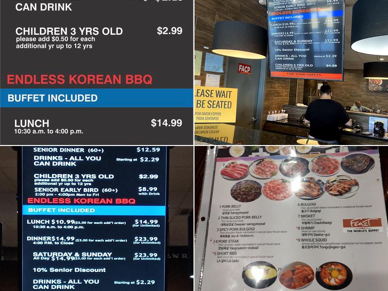 Feast Menu