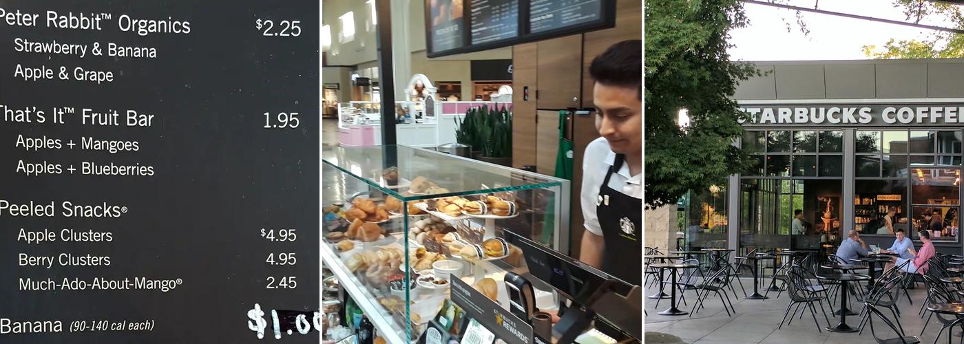 Starbucks Alderwood Mall Kiosk Menu