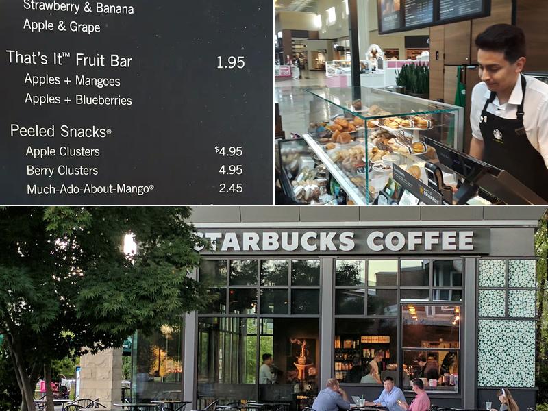 Starbucks Alderwood Mall Kiosk Menu