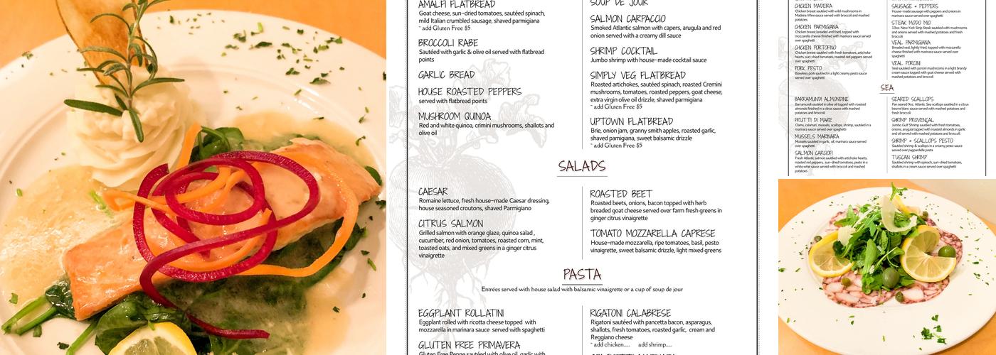The Boulevard Menu