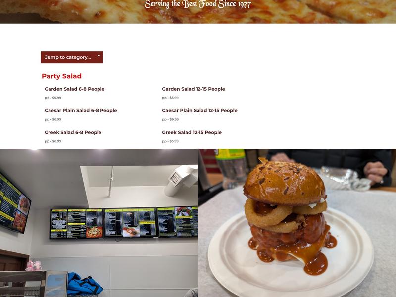 Mark’s Pizza & Subs Menu