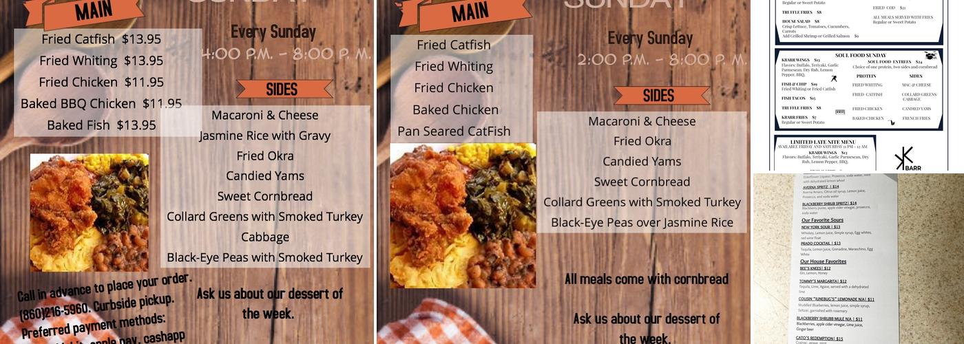 Kbarr Menu