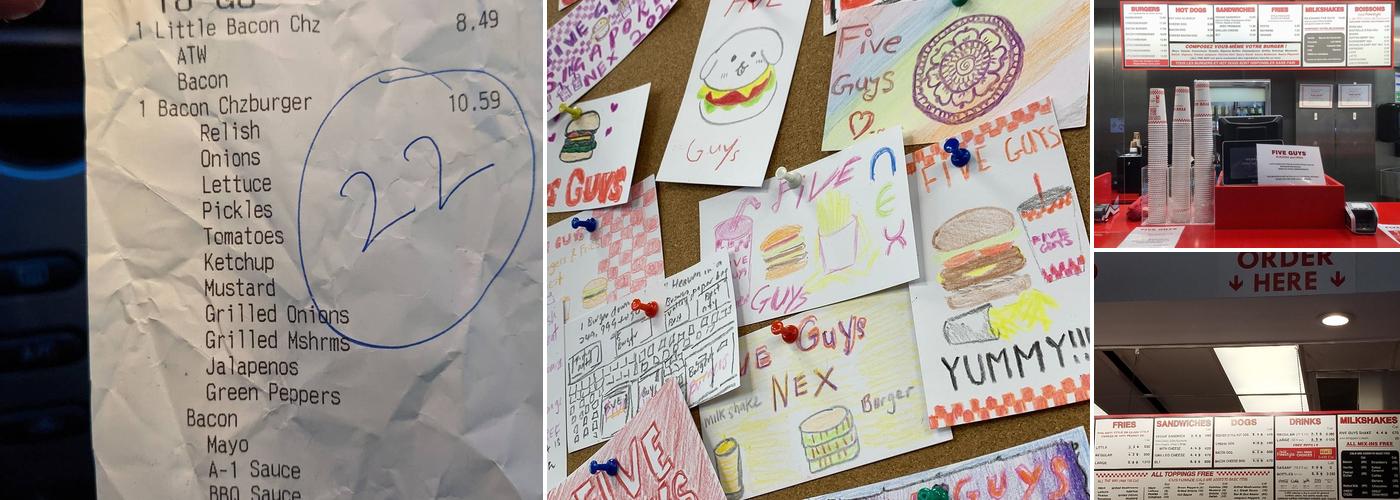 Five Guys Menu