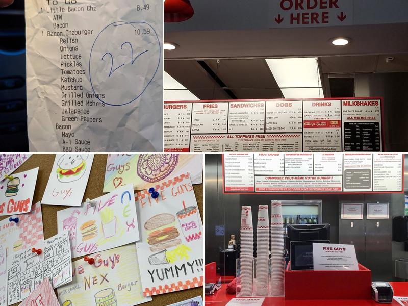 Five Guys Menu